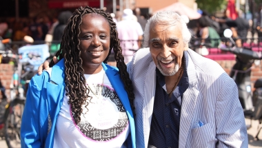 Sen. Cleare with Rep. Charlie Rangel 